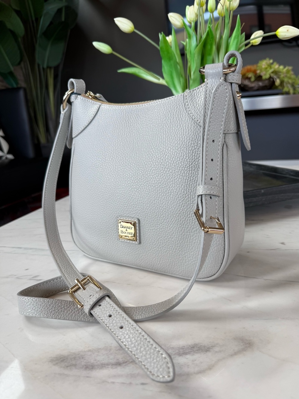 New Dooney & Bourke Lucca Leather Crossbody